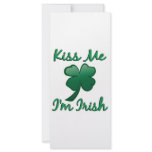 Kiss Me I’m Irish rack cards
