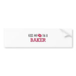 Kiss Me I'm a BAKER bumper stickers