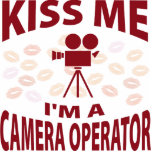 Kiss Me I'm A Camera Operator photo sculptures