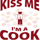 Kiss Me I'm A Cook photo sculptures