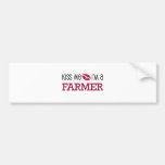 Kiss Me I'm a FARMER Bumper Stickers