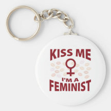 Kiss Me I'm A Feminist Keychain