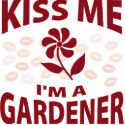 Kiss Me I'm A Gardener photo sculptures