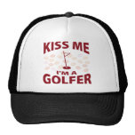 Kiss Me I'm A Golfer Hat