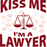 Kiss Me I'm A Lawyer photo sculptures