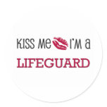 Kiss Me I'm a LIFEGUARD stickers