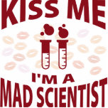 Kiss Me I'm A Mad Scientist photo sculptures