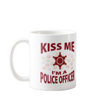 Kiss Me I'm A Police Officer Mug