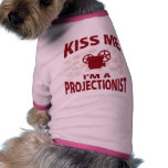Kiss Me I'm A Projectionist pet clothing