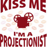Kiss Me I'm A Projectionist photo sculptures