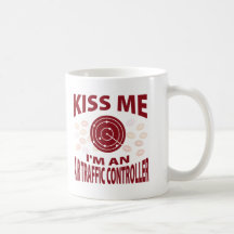 Kiss Me I'm An Air Traffic Controller Coffee Mug