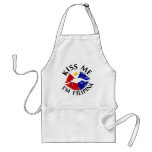 Kiss Me I'm Filipina aprons