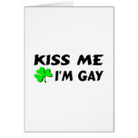 Kiss Me Im Gay Greeting Card