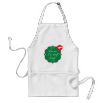Kiss Me I'm Half Irish Aprons
