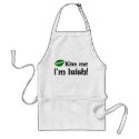 Kiss Me I'm Irish aprons