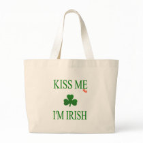 Kiss Me Im Irish Tote Bags