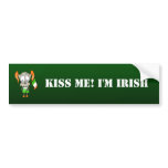 Kiss Me! I'm Irish bumper stickers