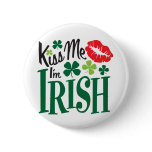 Kiss Me I'm Irish buttons
