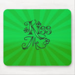 KISS ME I'M IRISH by SHARON SHARPE mousepads