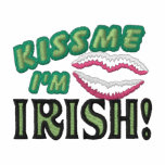 Kiss Me I'm Irish embroidered shirts