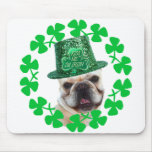 Kiss me I'm Irish French Bulldog mousepad