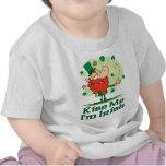 Kiss Me I'm Irish Funny Leprechaun T Shirt