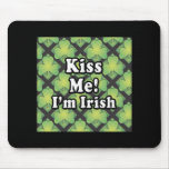 Kiss Me I'm Irish Gifts mousepads