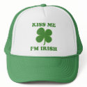 Kiss me i'm Irish hats