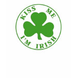 Kiss Me Im Irish ladies T-Shirt