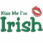 Kiss Me I'm Irish Mens Embroidered T-Shirt embroidered shirts