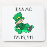 Kiss Me I'm Irish mousepads