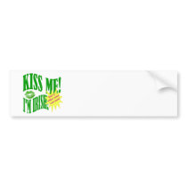 kiss me I'm Irish, offer ends soon Bumper Sticker