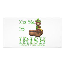 KISS ME I'M IRISH PHOTO CARDS