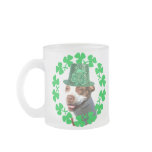Kiss me I'm Irish Pitbull Frosted mug