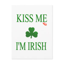Kiss Me Im Irish Postcards