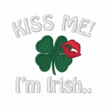 Kiss Me Im Irish Saint Patricks Day embroidered shirts
