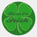 Kiss me I'm Irish Sticker