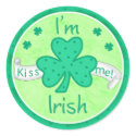 Kiss Me I'm Irish Sticker Seal