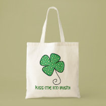 KISS ME I'M IRISH! tote bag bags