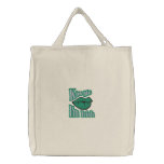 kiss me im irish tote embroidered bags
