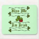 Kiss Me I'm Irish Tshirts and Gifts mousepads