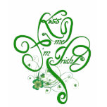 Kiss me I'm Irish Vine Clover II t-shirts