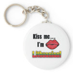 Kiss me I'm Lithuanian keychains