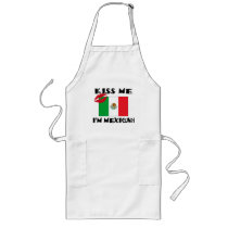 Kiss Me I'm Mexican Aprons