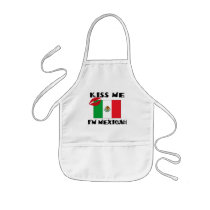 Kiss Me I'm Mexican Apron