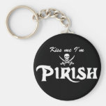 Kiss me I'm Pirish Key Chains
