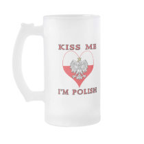 Kiss Me I'm Polish Mugs