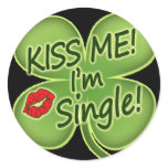 Kiss Me I'm Single stickers