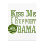 Kiss Me Irish Obama postcards