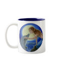 Kiss Me Mermaid & Dolphin Fantasy mug